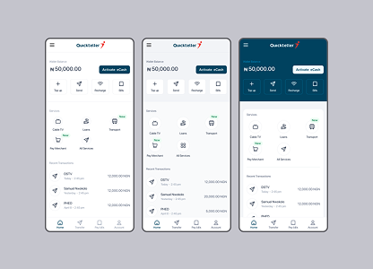 Quickteller redesign