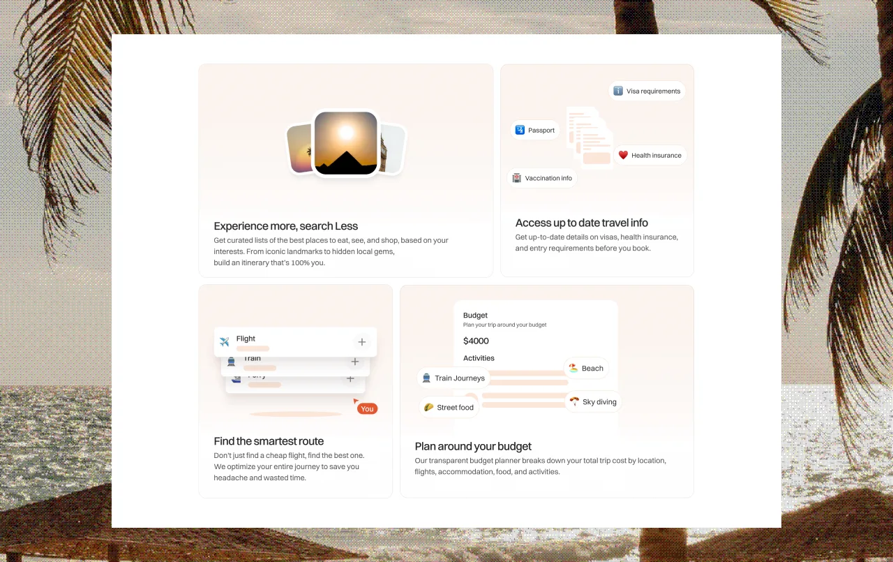 Holidayalot Landing Page Experience detail view