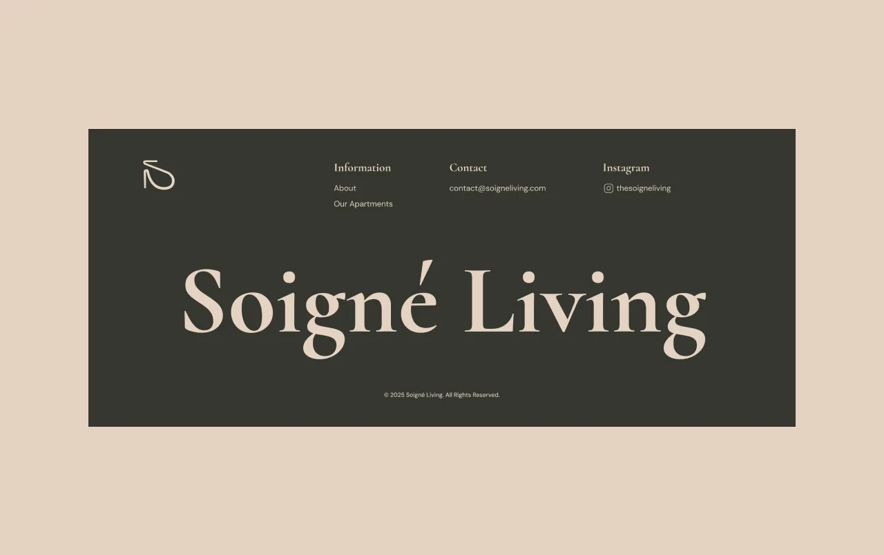 Soigné Living detail view